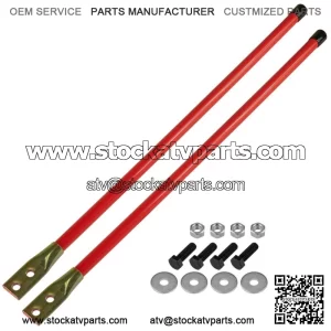 Snow Plow Blade Guide Markers 24" Bolt on For Western 62595 Orange