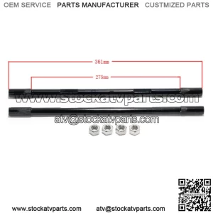 ATV 4130 Chrome Tie Rod +2" for all Yamaha Raptor 700, 700R & 700 SE