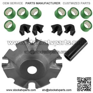 Face Drive Moveable Plate w/Damper Roller Spacer for Arctic Cat VLX 700 4x4 2017