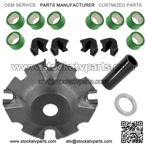 Drive Moveable Plate Damper Roller & Spacer For Arctic Cat TRV 1000 2009-2015