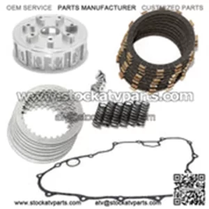 For Honda TRX450ER 06-09 / 12-14 Clutch Basket Plates Kit & Gasket CNC Billet