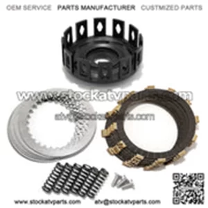 Aluminum Clutch Basket Plates Springs Kit for Yamaha YFZ450 2007-2009