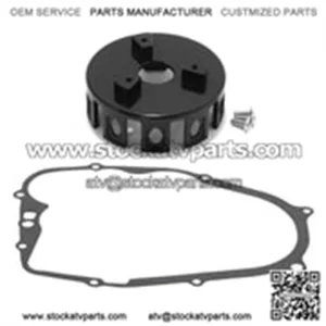 CNC Billet Clutch Basket & Gasket Kit for Yamaha Blaster 200 YFS200 1988-2006
