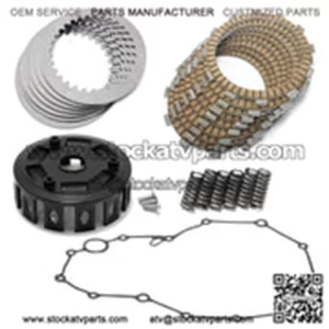 Clutch Basket Plates Springs Clutch Cover Gasket For Yamaha YFZ450X 2011