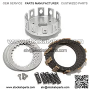 CNC Clutch Basket Plates Springs Kit for Yamaha Blaster 200 YFS200 1988-2006