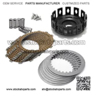 CNC Aluminum Clutch Basket & Plates Springs Kit for Yamaha YFZ450X 2011