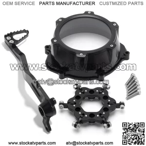 Lock Up Clutch Cover Clutch Kit & Brake Pedal For Honda TRX450ER 2004-2014