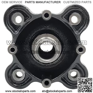 Black Mach Rear Wheel Hub 5142964-067 for Polaris Brutus HD Crew Ranger 2013-19