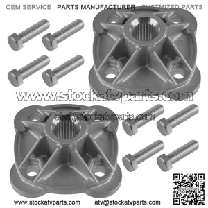 Polaris Scrambler 500 1997-1998/2005-2012 Rear Wheel Hubs w/Hardware (Left/Right)