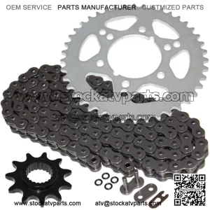 O-Ring Drive Chain & Sprockets Kit for Polaris Xplorer 250 4X4 2001 2002 (For: Polaris)