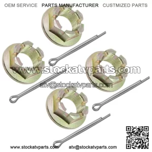 Front & Rear Wheel Castle Nut for Arctic Cat Prowler HDX 500 XT 2014-2015 4x