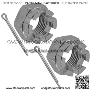 42045-020 92015-1765 Front Wheel Hub Castle Nut for Kawasaki Qty 2