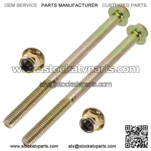 2x Rear Bearing Carrier Lower Bolt & Nut For Polaris Sportsman XP 550 2009-2014