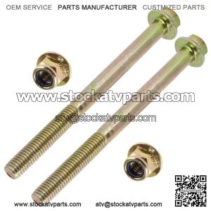 2x Rear Bearing Carrier Upper Bolt & Nut For Polaris Sportsman XP 850 2009-2013