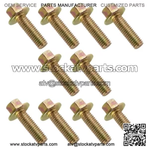 10x Flanged Head Clutch Bolt M6x20 for Polaris Sportsman XP 850 2009 / 7518576