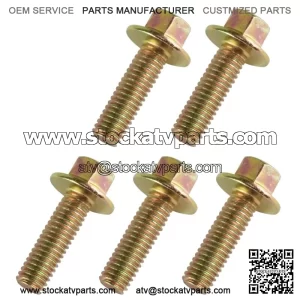 5x Flanged Head Clutch Bolt M6x20 for Polaris Ranger Crew XP 1000 2020 2021 2022