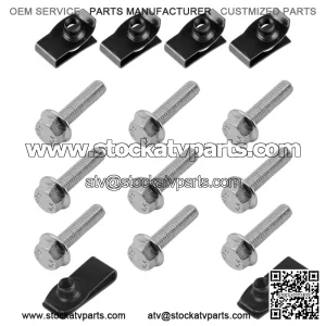 Fender Hood Panel Clips & Bolts For John Deere 4400 4310 4300 4210 4200