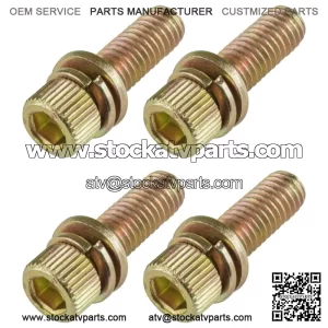 4 Exhaust Manifold Bolts Studs Screw for Polaris Sportsman 800 EFI 2009-2014 (For: Polaris Sportsman 800)