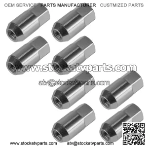 8X Wheel Lug Nut 3/8 for Polaris RZR S 800 EFI 2009 (For: Polaris Sportsman 800)