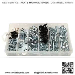 150pc Bolt Kit: Suzuki - King Quad Eiger Quadrunner Ozark Twin Peaks Quad Master LT-F500 FX FW Utility ATV Series