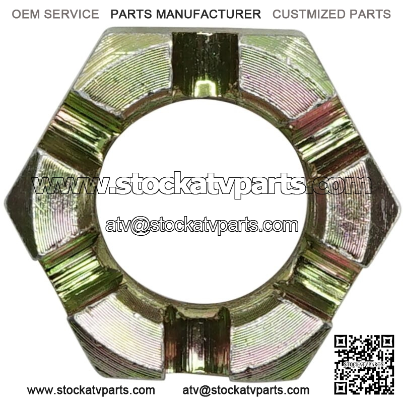 Front or Rear Axle Castle Nut for Polaris 7547406 M18x1.5x13 (For: Polaris Sportsman 570) - Image 3