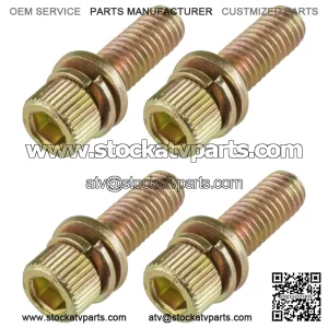 4 Exhaust Manifold Bolts Studs Screw for Polaris Sportsman 570 EFI EPS 2014-2016 (For: Polaris Sportsman 570)