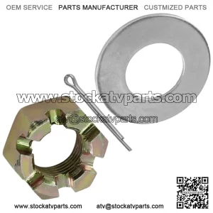 Rear Axle Castle Nut w/ Cone Washer & Cotter Pin For Polaris Ranger 570 2014 (For: Polaris Sportsman 570)