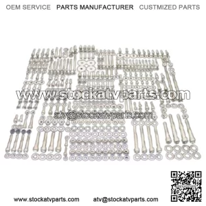 HONDA 400 EX TRX400EX FOURTRAX POLISHED STAINLESS STEEL ATV BOLT SCREW KIT SET