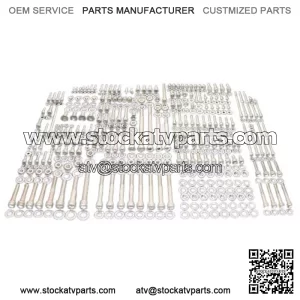 HONDA 1993-2008 TRX300EX 300EX FOURTRAX POLISHED STAINLESS ATV BOLT KIT SET