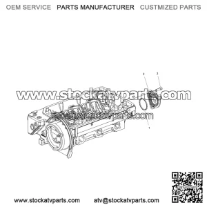 Polaris SCR Soc Head M6x20 W/dryloc 3040225 OEM