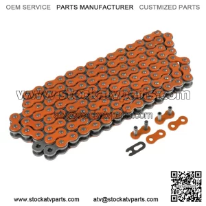 Orange Drive Chain for Bike | Motorcycle Quad 520-Pitch 120-Links Non O-Ring