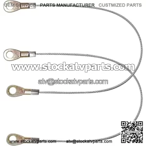 Tailgate Cable Hook Replacement for Kawasaki Mule 600 610 XC 610XC Replace# 53045-0006 (2PCS)