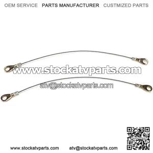 Car Tailgate Cables, 2Pcs Tailgate Cable Hook 53045 1065 Replacement for Kawasaki Mule 3000 3010 3020, Automotive Tailgate Cables Replacement Parts