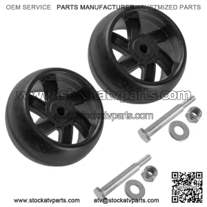 Deck Wheels for Gravely ZT2352 ZT1640 ZT1840 ZT2044 Zero-Turn Mower 40" - 52"