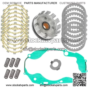 Clutch Basket w/ Main Gear and Plates Kit for Yamaha Banshee 350 YFZ350 1987-06