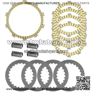 Clutch Friction Steel Plates Kit for Kawasaki Eliminator 125 BN125A 2001 - 2009