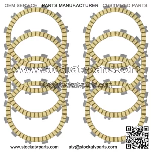 Clutch Friction Plates for Yamaha B7B-16321-00-00 B7B-16321-00 B7B1632100 Qty 8