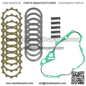 For Yamaha WR250F YZ250FX Clutch Friction Steel Plates Kit 2015 2016 2017 - 2019