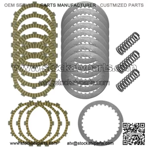 Clutch Friction Steel Plates Springs Kit for Kawasaki Z H2 ZR1000 SE 2022-2023