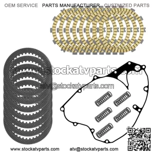 Clutch Friction Steel Plates Spring and Gasket Kit for Suzuki RM-Z250 2011-2018