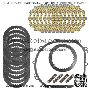 Clutch Friction Steel Plates Kit for Kawasaki ZZR600 ZX600J 2006 2007 2008