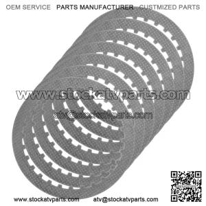 7x Clutch Steel Plate For Kawasaki 13089-0027 130890027
