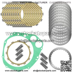 Clutch Friction Steel Plates Springs Gasket Kit for Suzuki GSX-R1000 2007-2008
