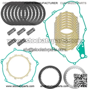 Clutch Friction Steel Plates Spring Gasket Kit for Kawasaki KFX450R KSF450 08-14