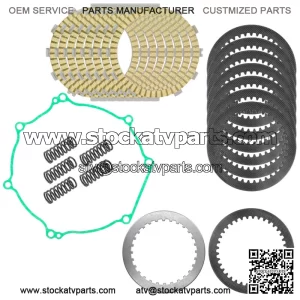 Clutch Friction Steel Plates Springs Gasket Kit for Kawasaki KX450F KX450 06-11