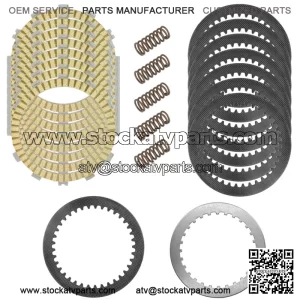 Clutch Friction Steel Plates and Springs Kit for Kawasaki KX450F KX450 2012-2018