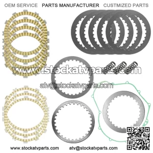 Clutch Friction Steel Plates Spring Gasket Kit for Kawasaki Z650 ER650 2017-2023