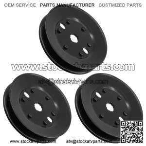 Deck Spindle Pulley For John Deere X320 X324 X500 X520 X540 48 " Deck / Qty 3