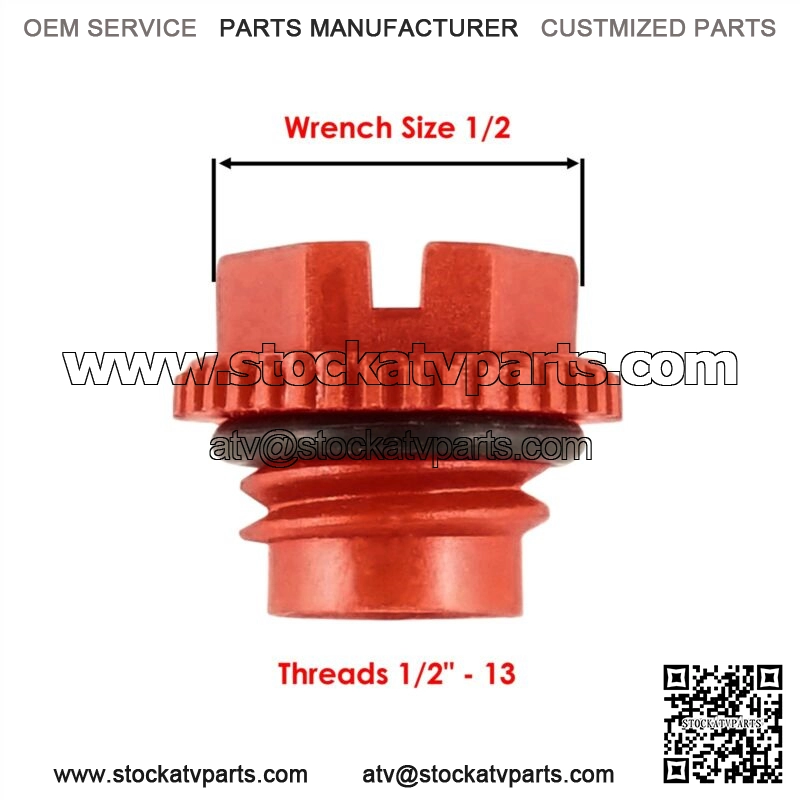 Drain Plug w/ Gasket for Polaris Sportsman 570 EFI EPS SP 2014-2018 (For: Polaris Sportsman 570) - Image 2