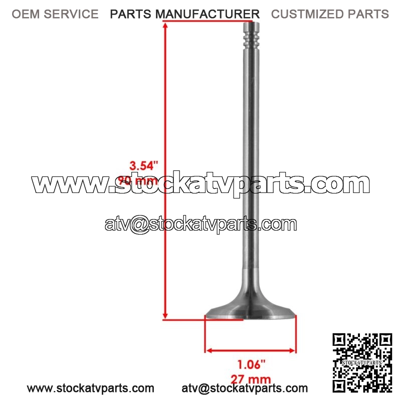 Exhaust Valve Kit for Can-Am CanAm Renegade 800R 2009 2010 2011 2012 2013-2015 - Image 2